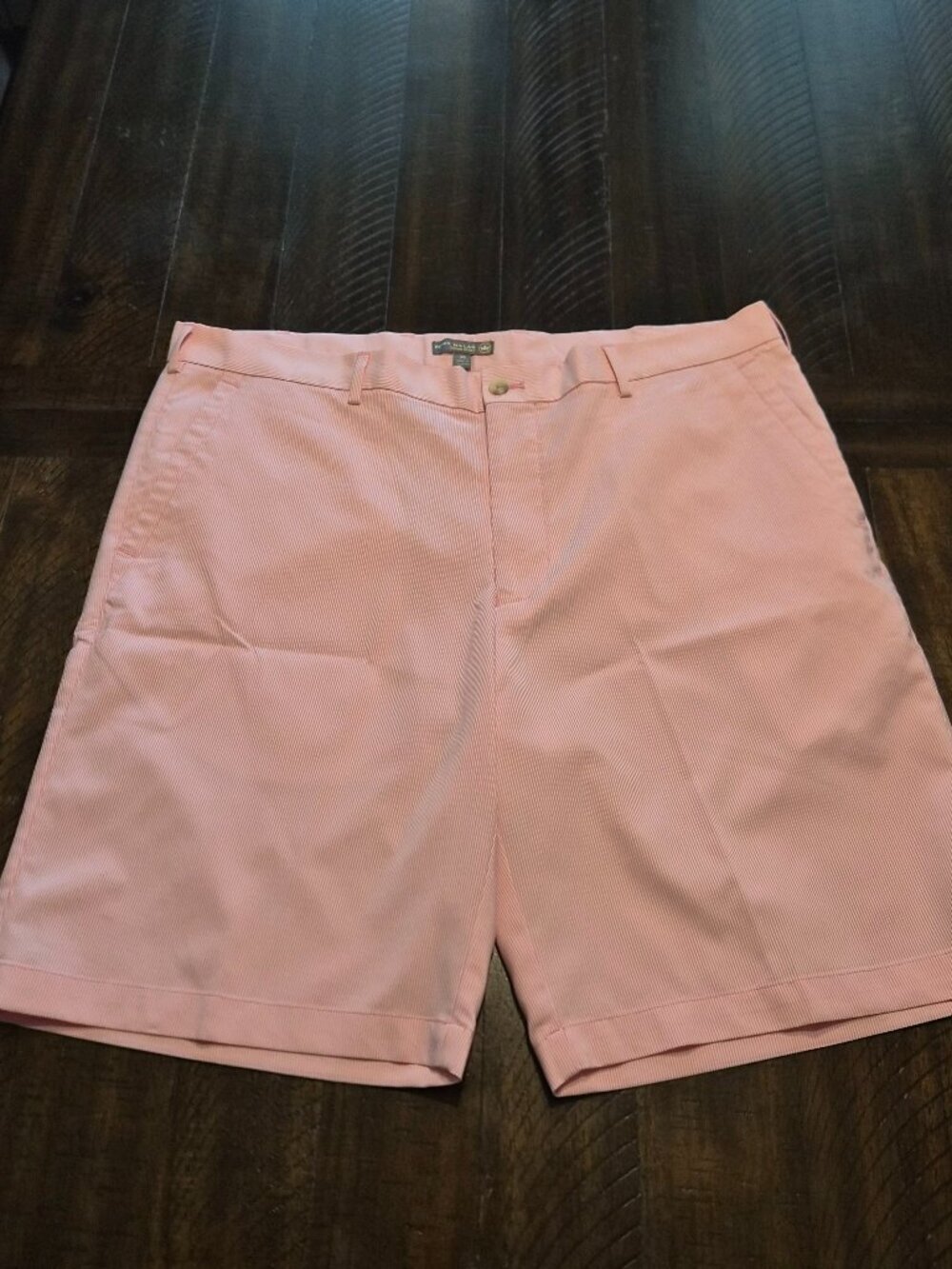 Peter Millar Crown Sport Golf Shorts Men's Size 38 Performance Pink Striped G490